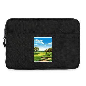 Tpc San Antonio Golf Voyage Poster Souvenir WPA - Sacoche pour ordinateur portable 13 pouces - noir - Devant