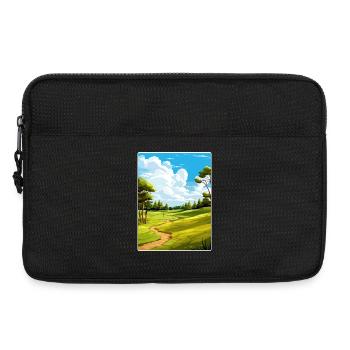 Oak Hills Golf Club Vintage Reise Poster Souvenir - Laptoptasche 13" - Schwarz - Vorne