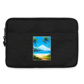 Barbade Caraïbes Voyage Affiche Souvenir Peinture WP - Sacoche pour ordinateur portable 13 pouces - noir - Devant