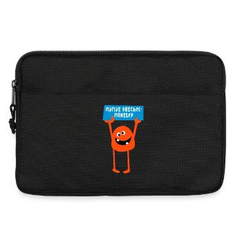 Monster Mama kuscheln Halloween Comic cool Sprüche - Laptoptasche 13" - Schwarz - Vorne