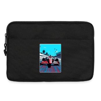 Mexique Circuit Motorsport Race Voyage Affiche WPA - Sacoche pour ordinateur portable 13 pouces - noir - Devant