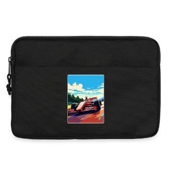 Monza Circuit Motorsport Rennen Italien Reiseposter - Laptoptasche 13" - Schwarz - Vorne