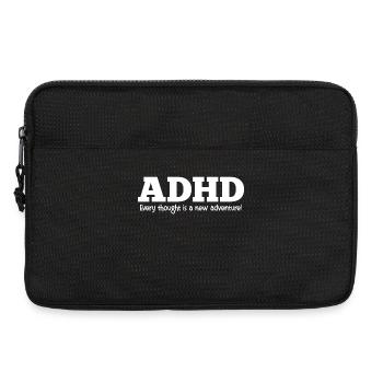 ADHS - Laptoptasche 13" - Schwarz - Vorne