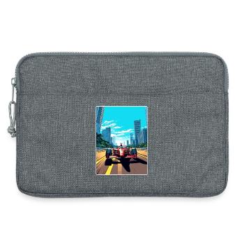 Sao Paulo Circuit Motorsport Rennen Brasilien Reisen - Laptoptasche 13" - Grau meliert - Vorne