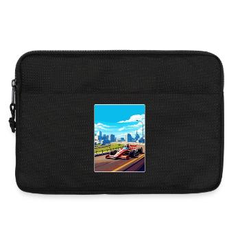 Montreal Circuit Motorsport Rennen Kanada Reisen WPA - Laptoptasche 13" - Schwarz - Vorne