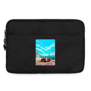 Budapest Circuit Motorsport Rennen Ungarn Reisen - Laptoptasche 13" - Schwarz - Vorne