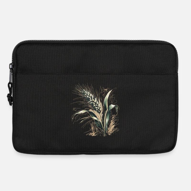 Eine Weizen-Ähre - Laptoptasche 13" - Schwarz