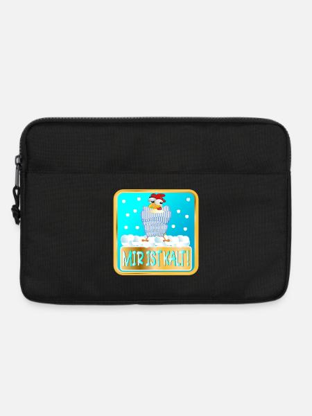 MIR IST KALT WINTER HÜHNER - Laptoptasche 13" - Schwarz