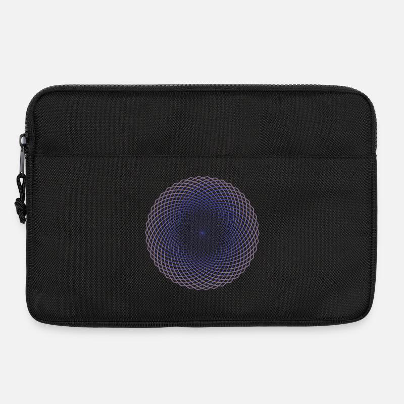 Lotus des Lebens - Laptoptasche 13" - Schwarz