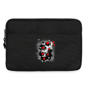 Colombes Colombe Coeur Paix Colombes de la Paix - Sacoche pour ordinateur portable 13 pouces - noir - Devant