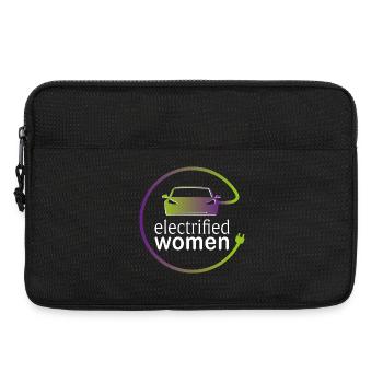 electrified women - Laptoptasche 13" - Schwarz - Vorne