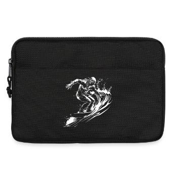 Surfer Sketch - Laptop bag 13" - black - Front