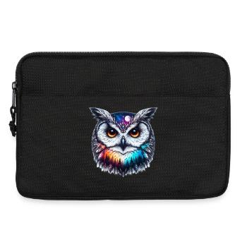Owl - Laptop bag 13" - black - Front
