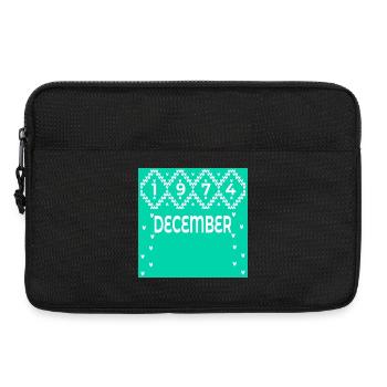 WINTER 52E ANNIVERSAIRE DÉCEMBRE 1974 - Sacoche pour ordinateur portable 13 pouces - noir - Devant
