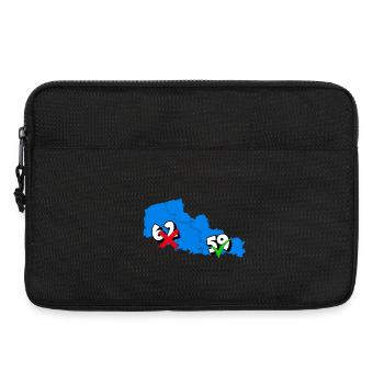 Nord Pas de Calais Region - Laptoptasche 13" - Schwarz - Vorne