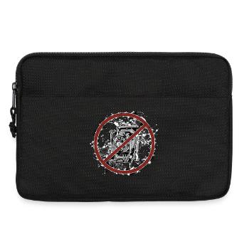 Please do not take photos - Laptop bag 13" - black - Front