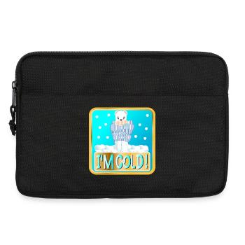 I AM COLD - WINTER POLAR BEARS - Laptop bag 13" - black - Front