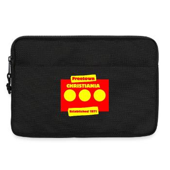 Est 1971 Freetown Christiania Denmark Hippie Weed - Laptop bag 13" - black - Front