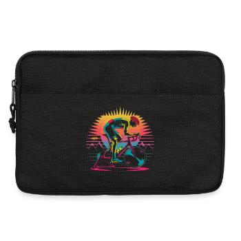 Retro Cyclist Turbo Trainer - Laptop bag 13" - black - Front