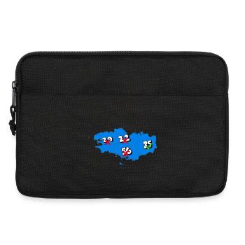 Région Bretagne - Sacoche pour ordinateur portable 13 pouces - noir - Devant