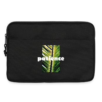 patience - Laptop bag 13" - black - Front