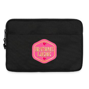 MUSIK INSTRUMENT BRATSCHE LIEBE - Laptoptasche 13" - Schwarz - Vorne