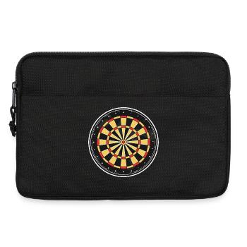 Dartboard Graphic - Laptop bag 13" - black - Front