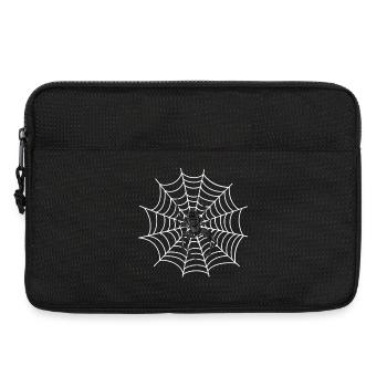 Spinnennetz, Spinnentiere, gruselige motive - Laptoptasche 13" - Schwarz - Vorne