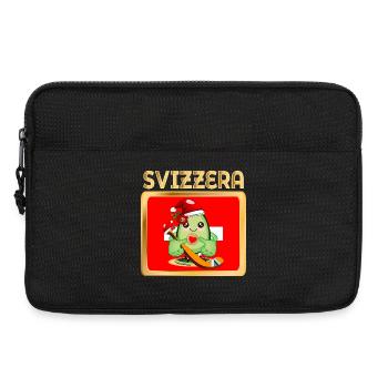 SCHWEIZ Eishockey Weihnachten Anwalt - Laptoptasche 13" - Schwarz - Vorne