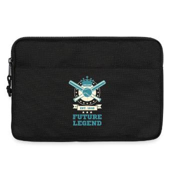 Rétro Baseball Future Legend – Motif sportif - Sacoche pour ordinateur portable 13 pouces - noir - Devant