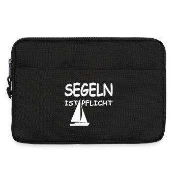 Segeln  - Laptoptasche 13" - Schwarz - Vorne