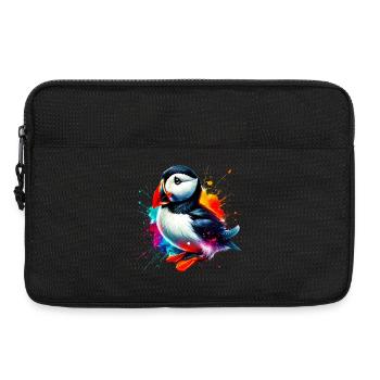 Papageitaucher - Laptoptasche 13" - Schwarz - Vorne