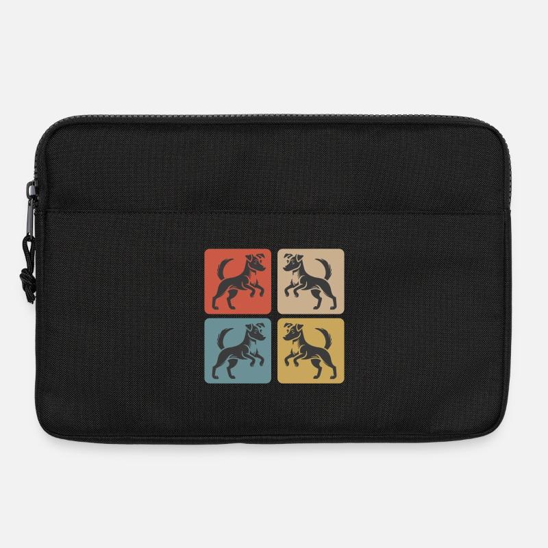 Jack Russell Terrier Design - Laptoptasche 13" - Schwarz