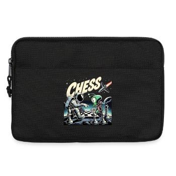 Astronaute Alien Chess Rocket Universe Cadeau - Sacoche pour ordinateur portable 13 pouces - noir - Devant