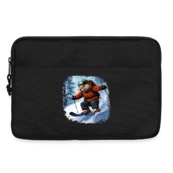 Biber Ski - Laptoptasche 13" - Schwarz - Vorne