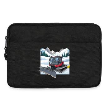 Déneigement de la dameuse - Sacoche pour ordinateur portable 13 pouces - noir - Devant