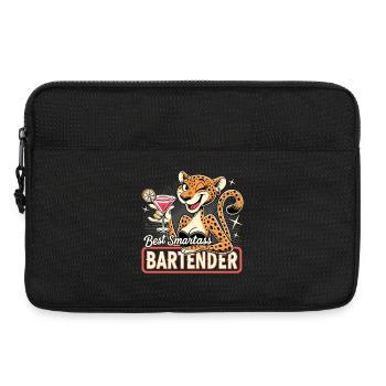 Barman Barman Léopard Léopard Cadeau - Sacoche pour ordinateur portable 13 pouces - noir - Devant