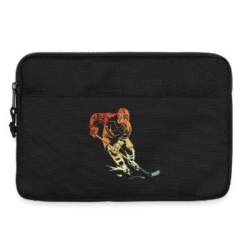 Eishockeyspieler Vintage - Laptoptasche 13" - Schwarz - Vorne
