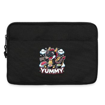 Drache Maki Sushi Yummy Kawaii Geschenk - Laptoptasche 13" - Schwarz - Vorne
