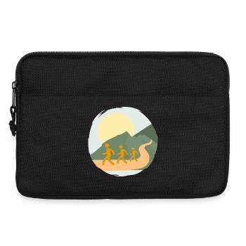 Keep on Walking - Laptop bag 13" - black - Front