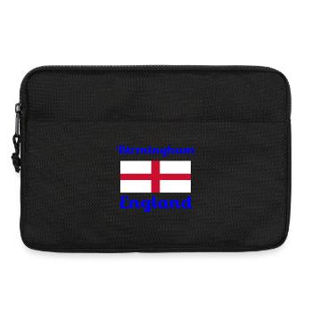 Birmingham England - Stylish prints - Laptop bag 13" - black - Front