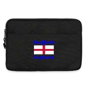 Sheffield English - Stylish prints - Laptop bag 13" - black - Front
