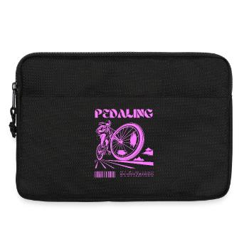 Pedaling Power – Freedom on Two Wheels - Laptop bag 13" - black - Front