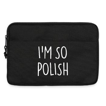 JE SUIS TELLEMENT POLONAIS Polska Pologne - Sacoche pour ordinateur portable 13 pouces - noir - Devant
