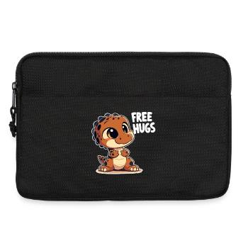 T-Rex süß Baby Dino Babydino Dinobaby Geschenk - Laptoptasche 13" - Schwarz - Vorne