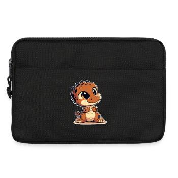 T-Rex süß Baby Dino Babydino Dinobaby Geschenk - Laptoptasche 13" - Schwarz - Vorne