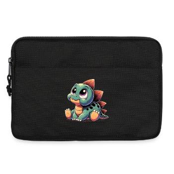 Stegosaurus Baby Dino Babydino Dinobaby Gift - Laptop bag 13" - black - Front