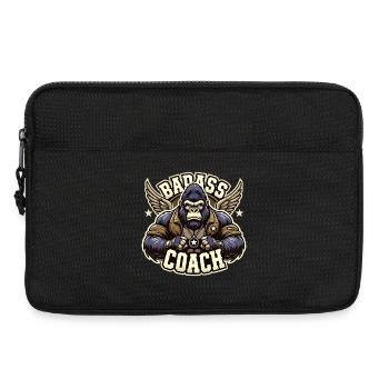 Knallharter Trainer Coach Gorilla Geschenk - Laptoptasche 13" - Schwarz - Vorne
