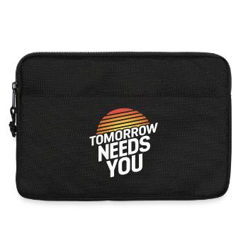 Tomorrow Needs You - Laptop bag 13" - black - Front