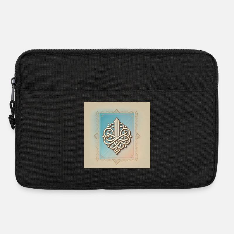 Islamisches Kalligraphie-Motiv - Laptoptasche 13" - Schwarz
